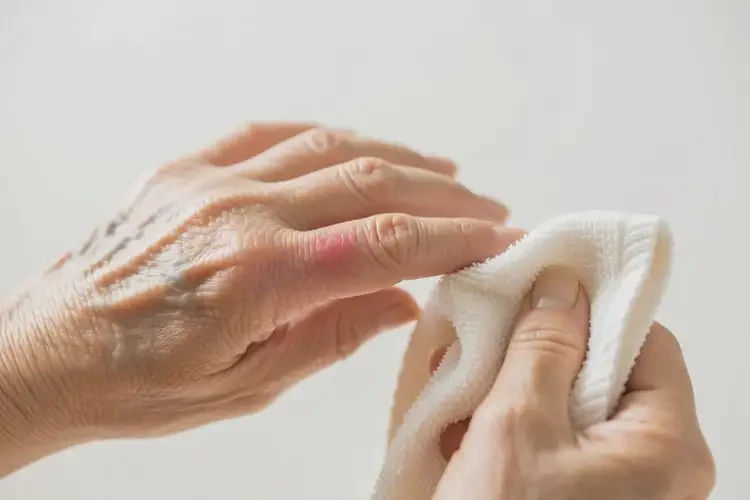 老年人手上有濕疹可不可以徹底自愈(圖2)