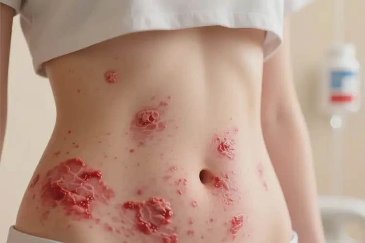 女性肚子容易長濕疹不管它會自己痊愈嗎(圖4)