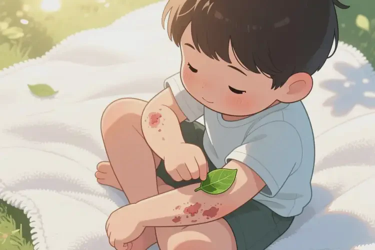 幼兒手臂出現(xiàn)濕疹能夠徹底治愈嗎(圖3)