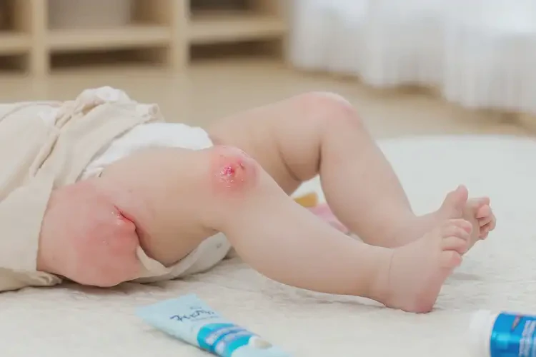 嬰幼兒大腿有濕疹可以徹底自愈嗎(圖4)
