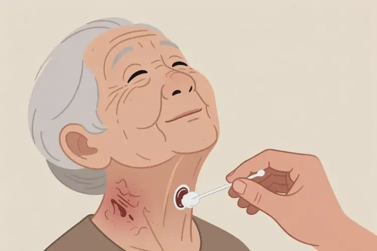 高齡老人脖子上出濕疹能夠徹底治愈嗎(圖3)