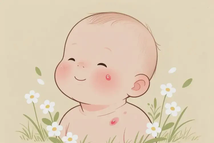 小兒脖子偶爾起濕疹可不可以徹底自愈(圖1)