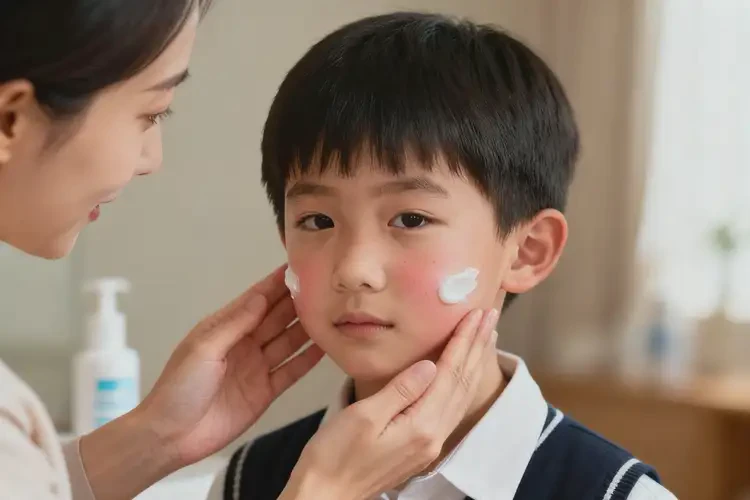 小學(xué)生臉上出濕疹不管它會(huì)自己痊愈嗎(圖4)