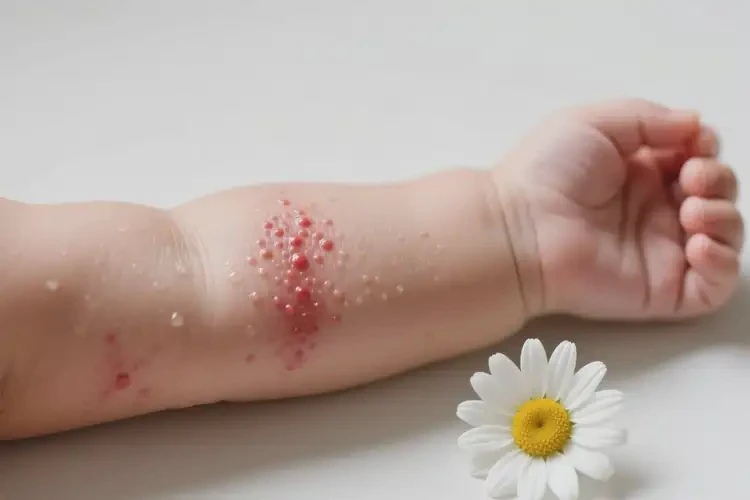 嬰兒身上偶爾起濕疹能徹底自愈嗎(圖3)