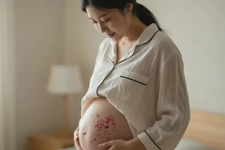 女人肚子上出濕疹能夠徹底治愈嗎(圖3)