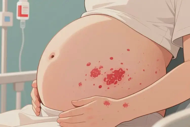 孕婦小腿長濕疹能徹底自愈嗎(圖1)