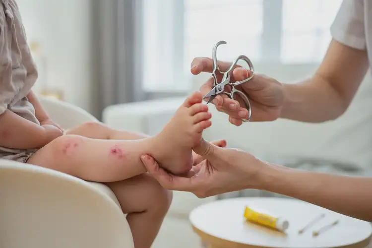 小兒手上出濕疹不管它會自己自愈嗎(圖1)