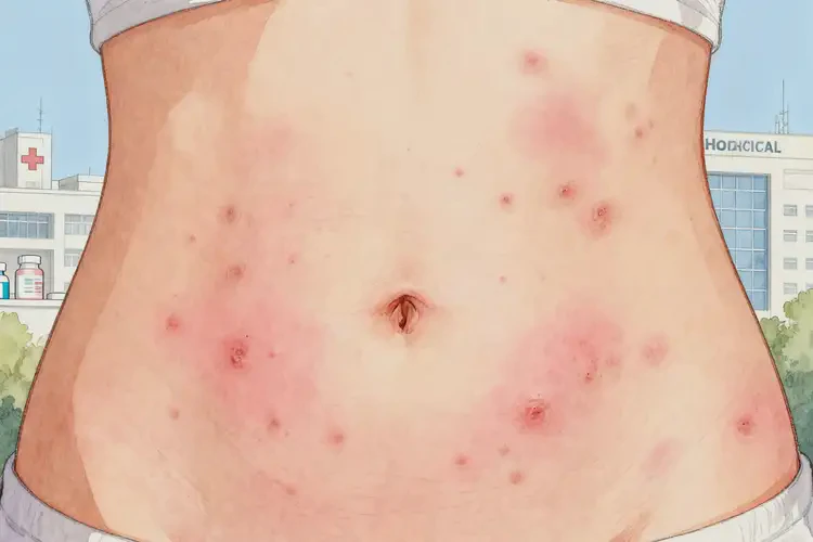 女性肚子上出現(xiàn)濕疹可以徹底自愈嗎(圖4)