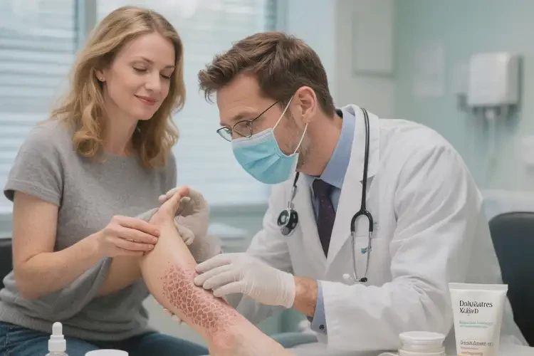 女性腳上偶爾起濕疹不管它會(huì)自己好嗎(圖3)