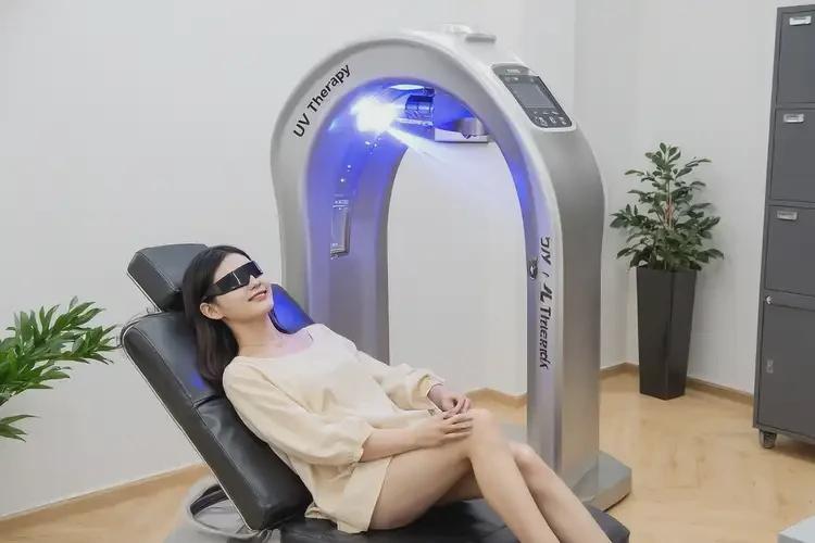 女人面部起濕疹能夠徹底治愈嗎(圖1)