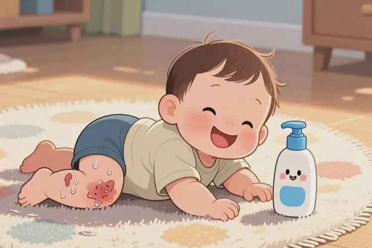 幼儿小腿上出湿疹能靠自己自愈吗(图1)