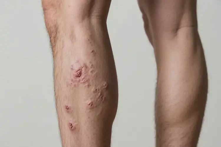 男人小腿上容易長濕疹不管它會(huì)自己自愈嗎(圖3)