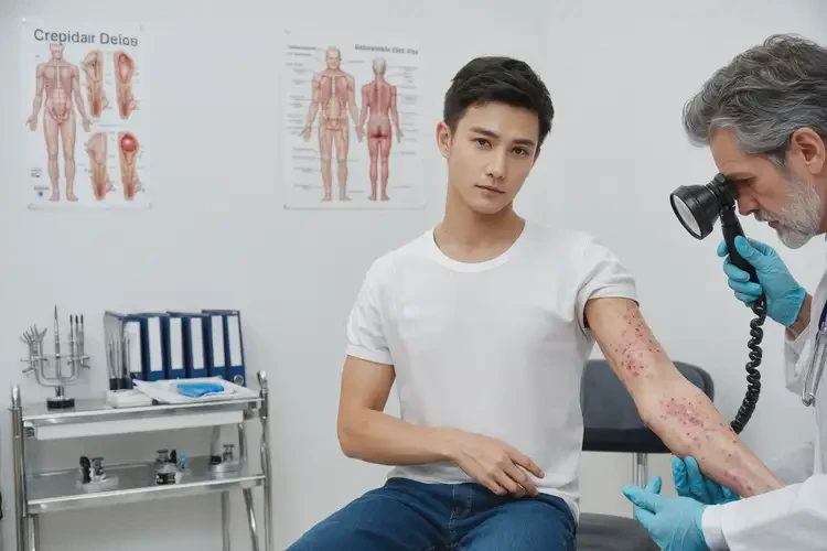 青年人全身偶爾起濕疹不管它會(huì)自己自愈嗎(圖2)