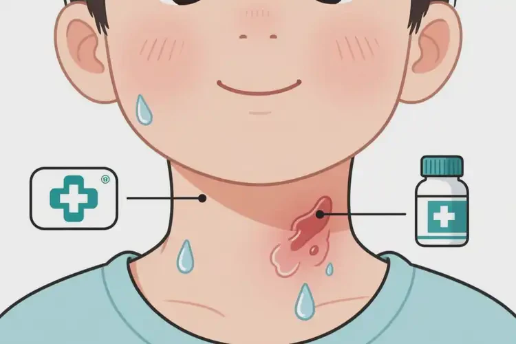 兒童脖子上出濕疹能夠徹底治愈嗎(圖4)