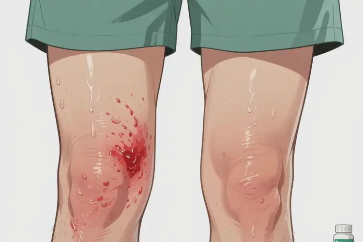 青年人大腿上容易長濕疹不管它會自己好嗎(圖2)