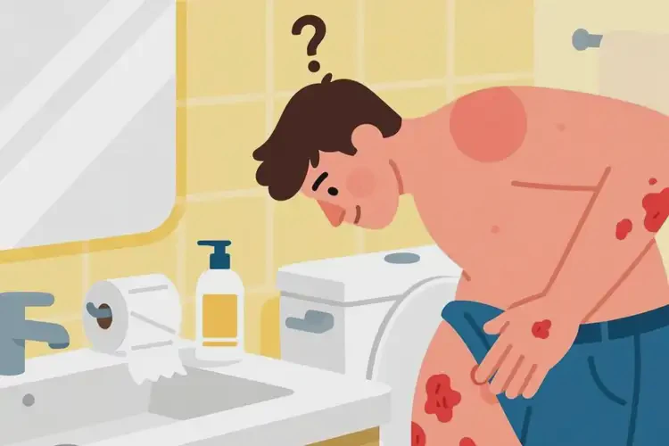 青年人肛周長濕疹不管它會自己自愈嗎(圖3)