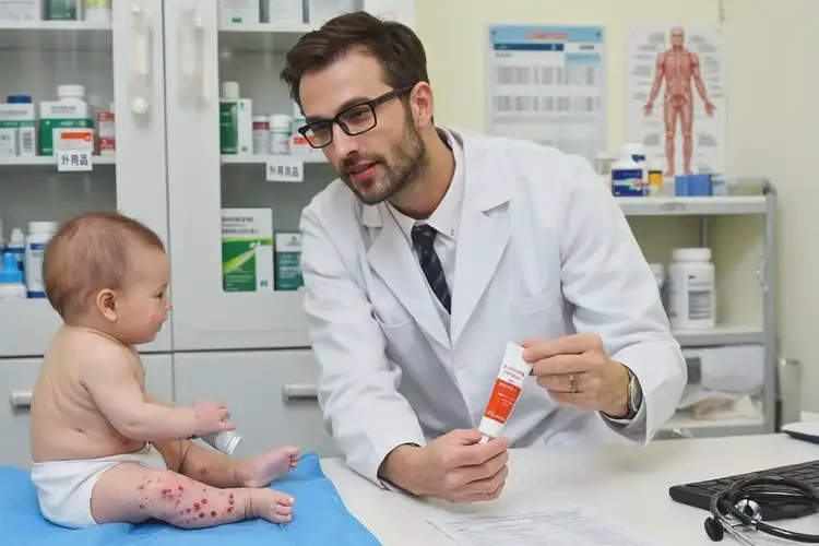 嬰兒手上出濕疹不管它會(huì)自己痊愈嗎(圖1)