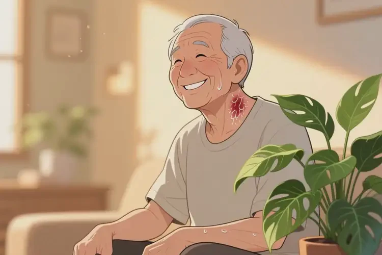 老年人脖子上經(jīng)常長濕疹能靠自己自愈嗎(圖2)