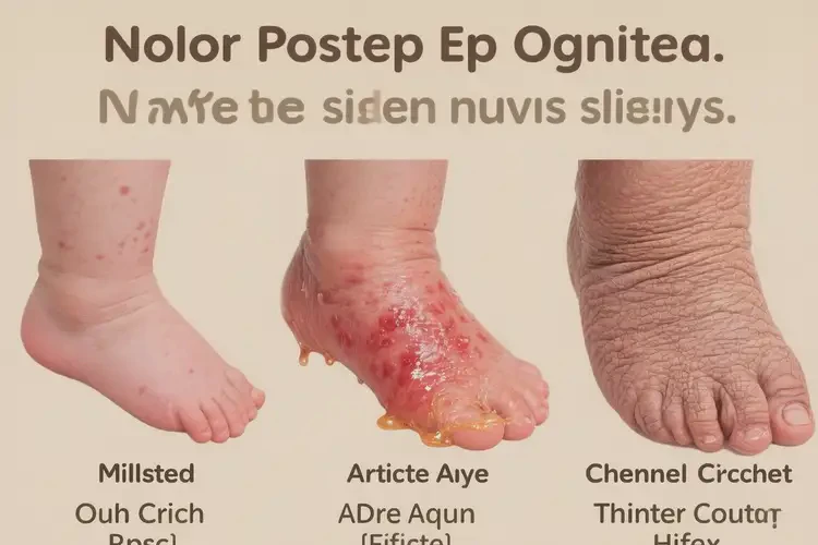 幼兒腳上起濕疹不管它會自己痊愈嗎(圖2)