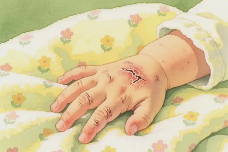 幼兒手上經(jīng)常起濕疹能徹底自愈嗎(圖1)