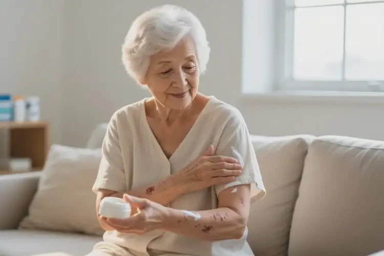 老年人全身經(jīng)常起濕疹可以徹底自愈嗎(圖4)