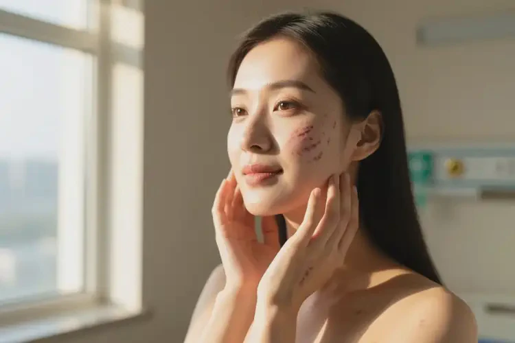 女人臉上起濕疹不管它會(huì)自己自愈嗎(圖3)