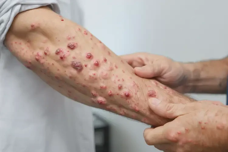 男性手臂上起濕疹能靠自己自愈嗎(圖4)