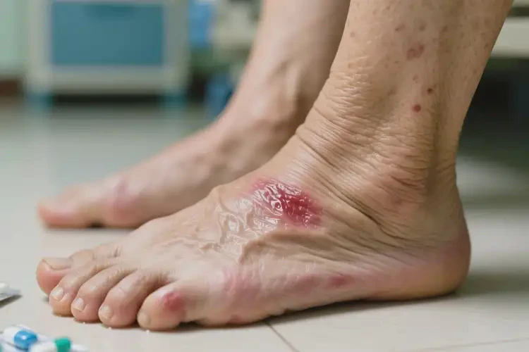 老年人腳上出濕疹能徹底自愈嗎(圖4)