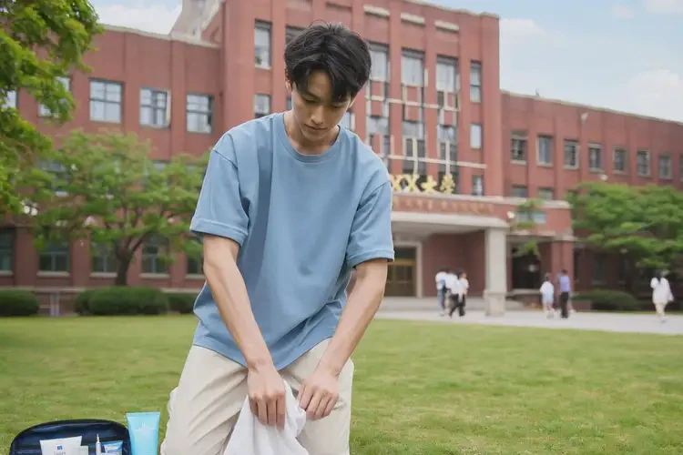 大學(xué)生小腿上偶爾起濕疹不管它會(huì)自己痊愈嗎(圖1)