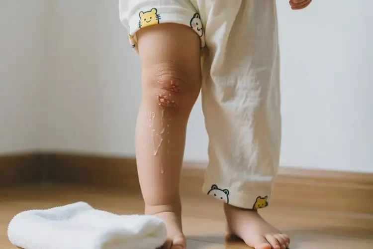 孩子大腿容易長濕疹不管它會自己痊愈嗎(圖2)
