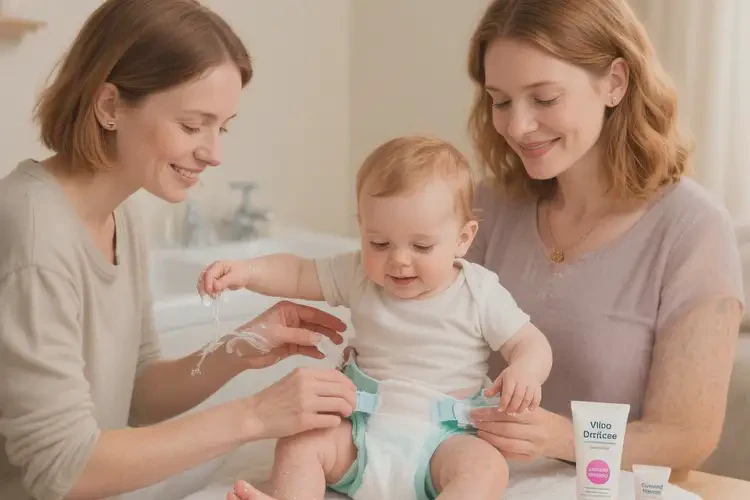 宝宝大腿上容易长湿疹能靠自己自愈吗(图1)