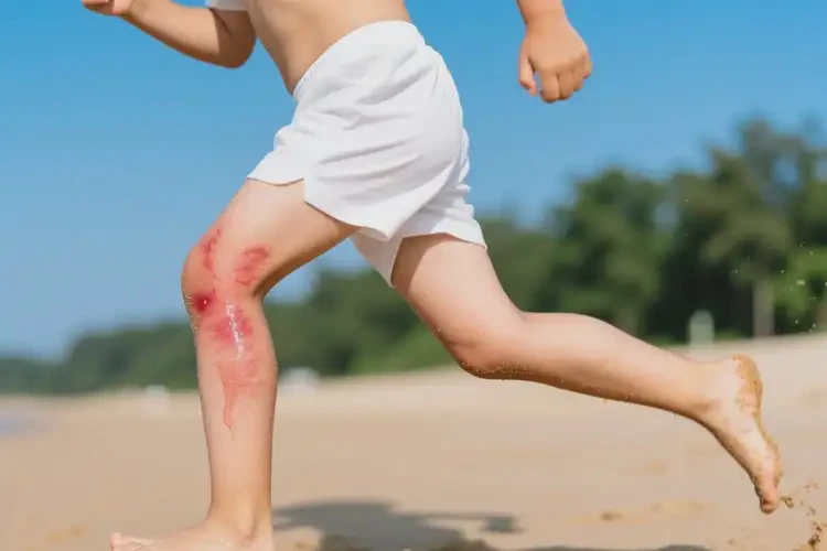 少兒大腿上經常起濕疹不管它會自己自愈嗎(圖1)