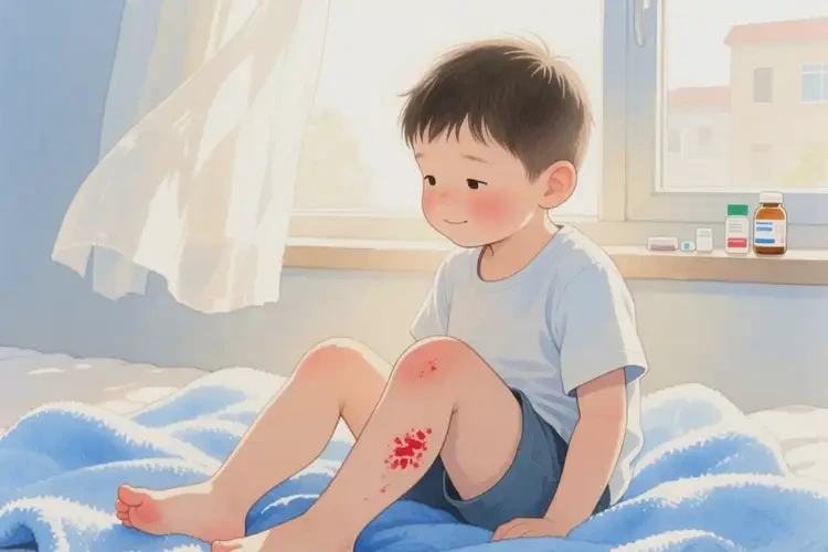 幼兒大腿偶爾長濕疹不管它會(huì)自己好嗎(圖4)