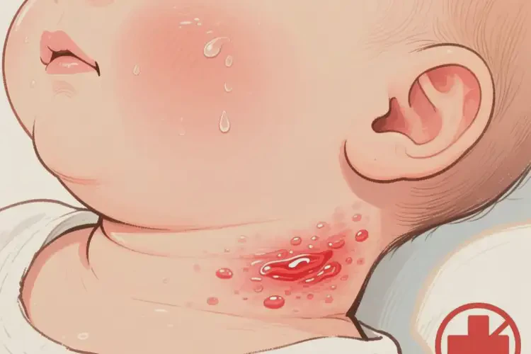 嬰兒脖子出濕疹不管它會(huì)自己自愈嗎(圖3)