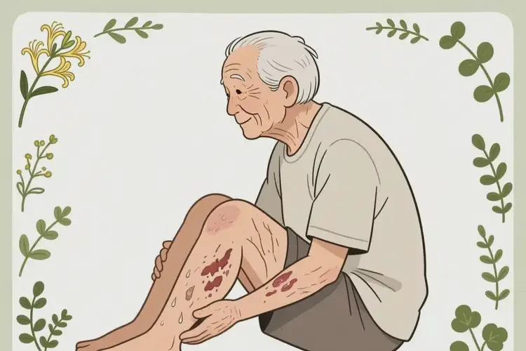 高齡老人大腿容易長濕疹能徹底自愈嗎(圖3)