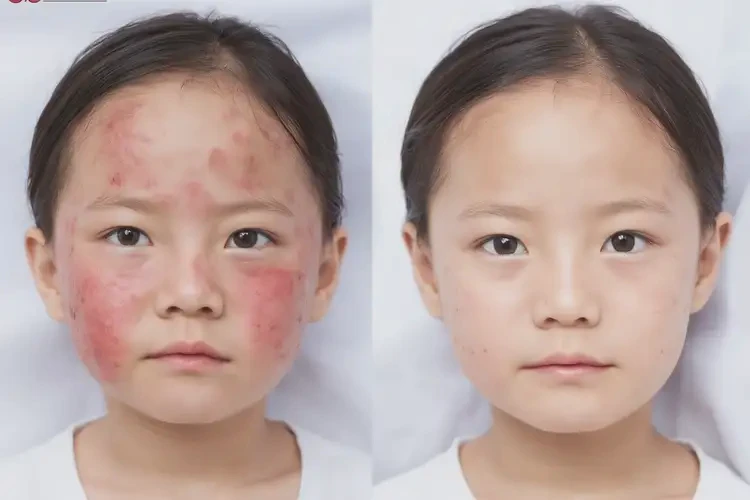 小孩屁股出現(xiàn)濕疹能夠徹底治愈嗎(圖2)