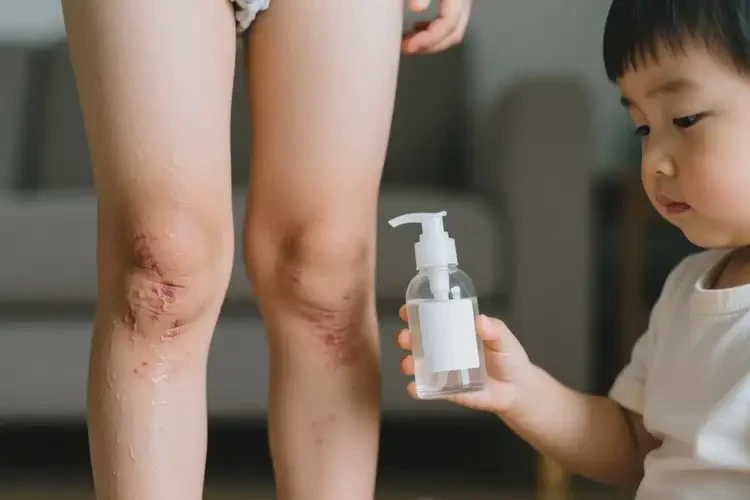 孩子大腿容易長濕疹不管它會自己痊愈嗎(圖1)