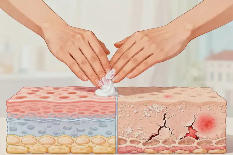 女性身上容易起濕疹不管它會(huì)自己自愈嗎(圖1)