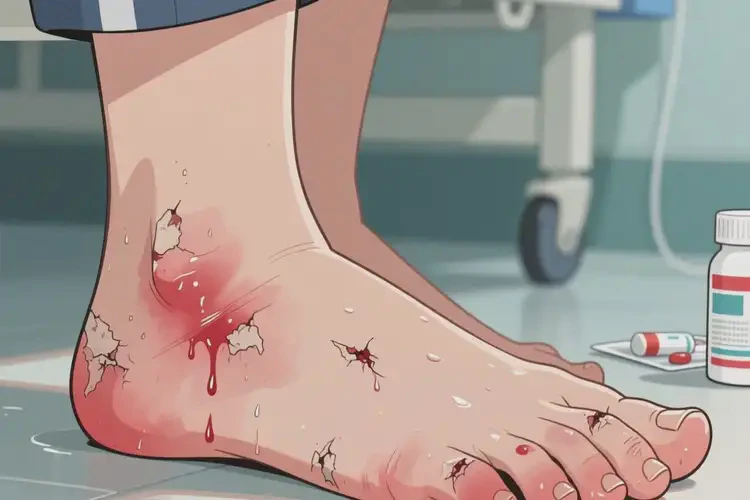 青少年腳上長濕疹可以徹底自愈嗎(圖3)