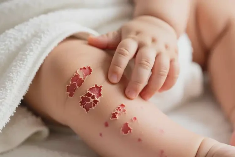 幼兒大腿出濕疹能靠自己自愈嗎(圖2)