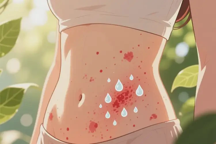 女性肚子上起濕疹不管它會自己自愈嗎(圖3)
