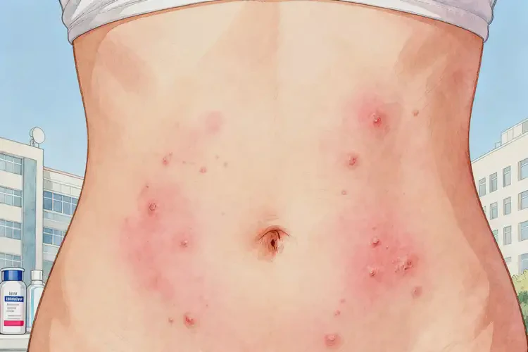 女性肚子上出現(xiàn)濕疹可以徹底自愈嗎(圖3)
