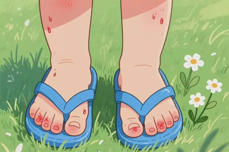孩子腳上偶爾長(zhǎng)濕疹能靠自己自愈嗎(圖2)