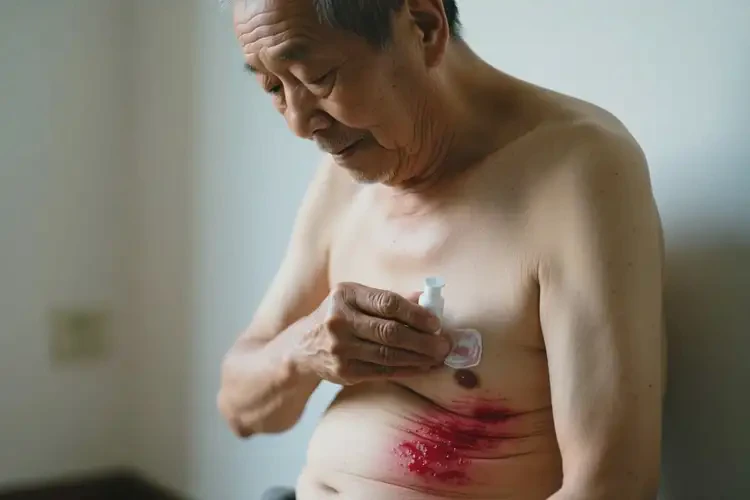 老年人肚子上出濕疹能夠徹底治愈嗎(圖4)