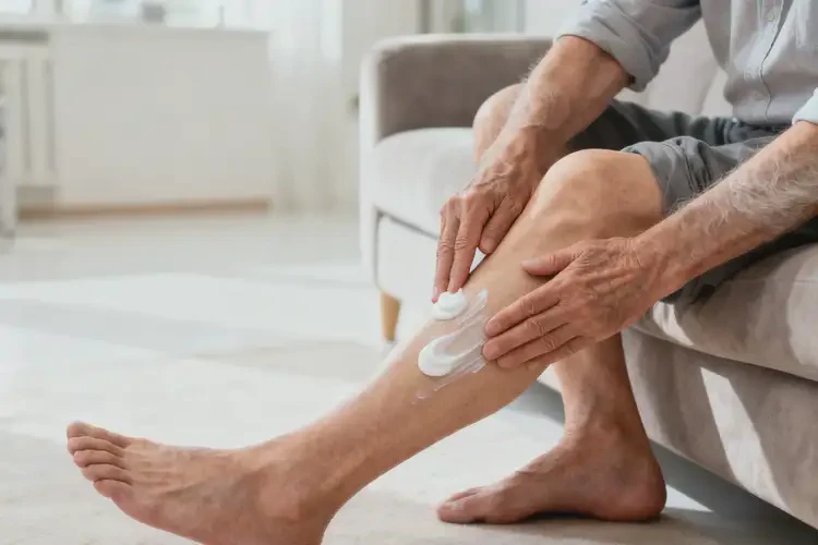 老人小腿上偶爾長濕疹能徹底自愈嗎(圖2)