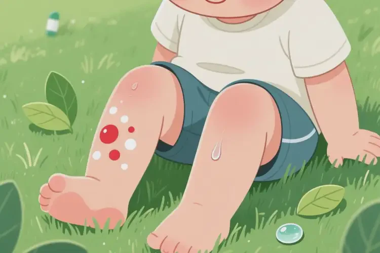 小孩小腿上有濕疹不管它會(huì)自己痊愈嗎(圖4)