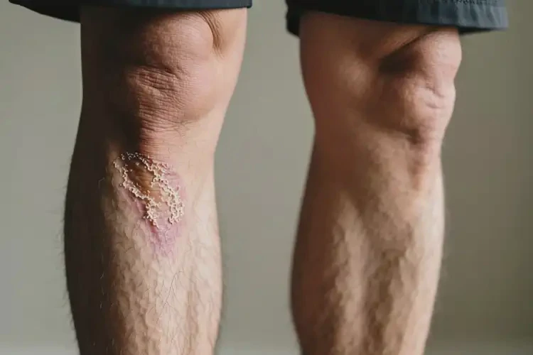 男人小腿上容易長濕疹不管它會(huì)自己自愈嗎(圖2)