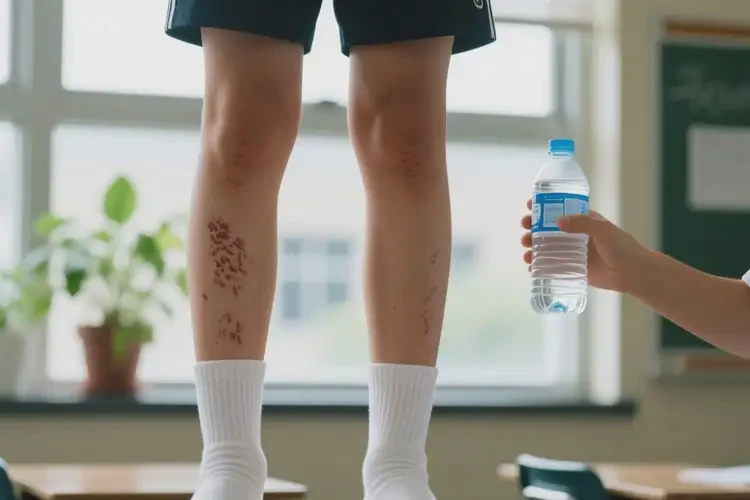 中學生小腿上容易起濕疹不管它會自己痊愈嗎(圖3)