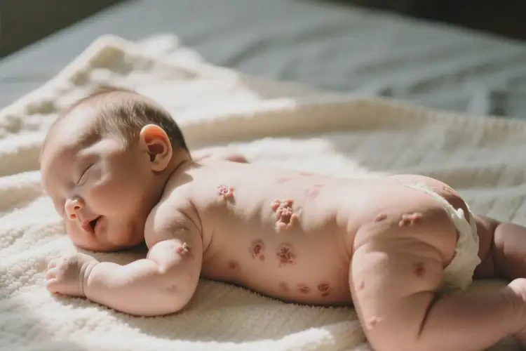 小兒身上出現(xiàn)濕疹不管它會(huì)自己痊愈嗎(圖2)