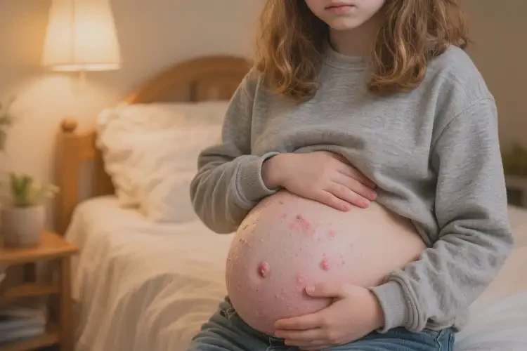 青少年肚子上出現(xiàn)濕疹能夠徹底治愈嗎(圖3)